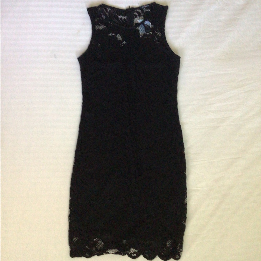 New Ambiance Black Lace Dress